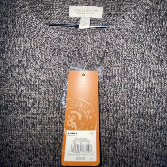 Sonoma Men’s Crew Neck Sweater - Picture 4 of 8